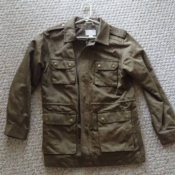 H&M Green military Jacket - Picture 1 of 14